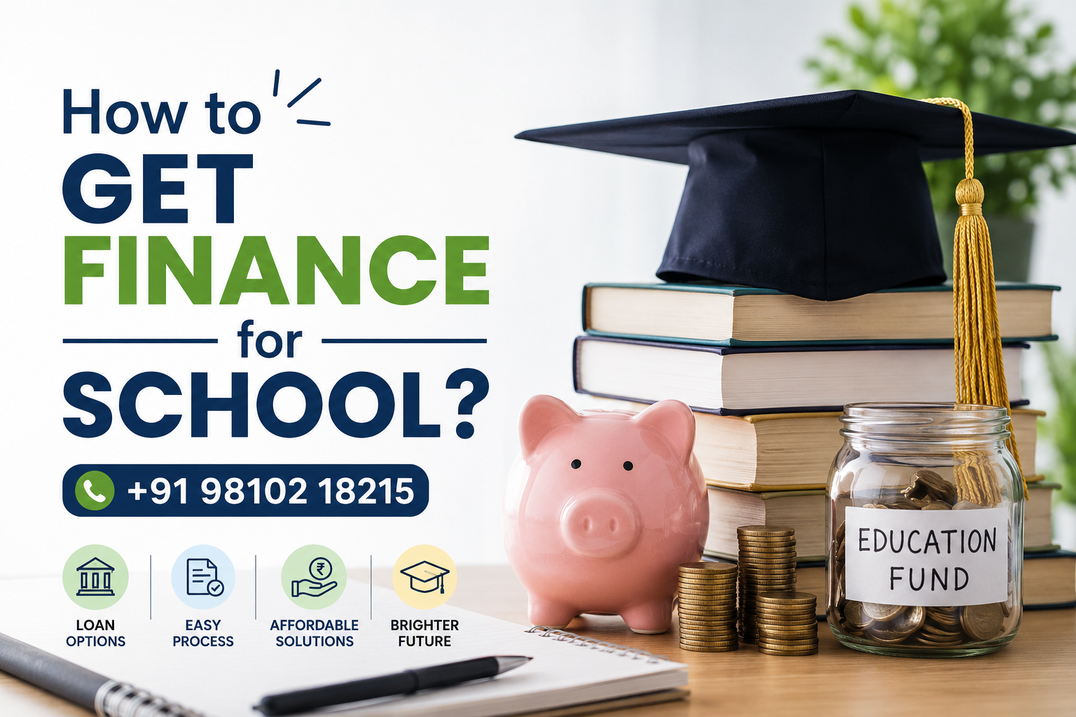 How to get finance for school?