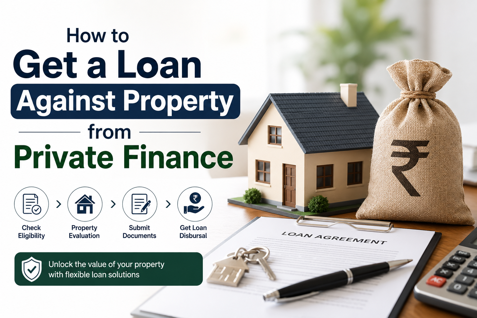 How to Get a Loan Against Property from Private Finance
